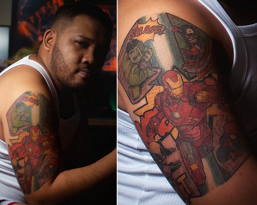 40 Mightiest Marvel Comic Tattoo Designs