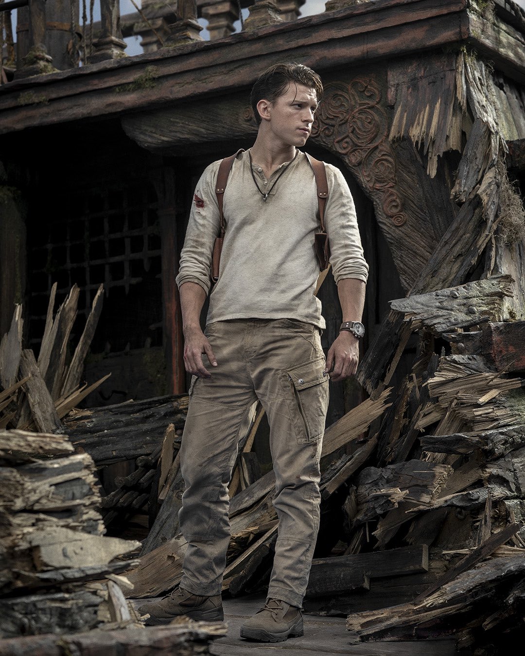 Tom Holland Goes Live From Uncharted Movie Set: 'It's Been Going