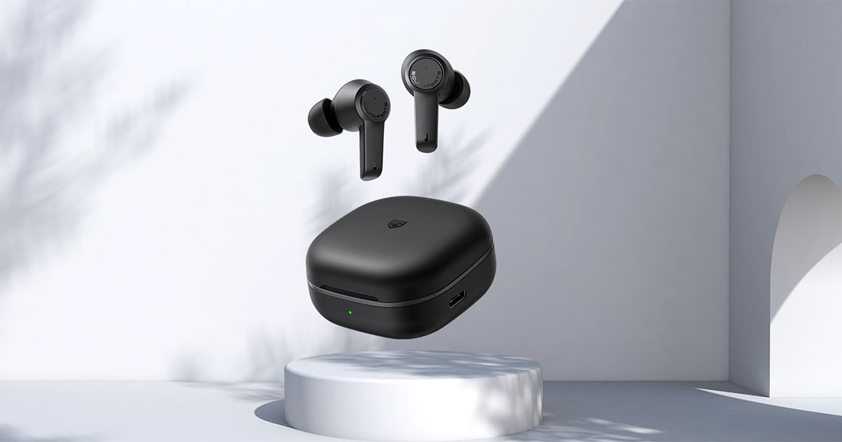 These earbuds let you enjoy active noise cancellation—it's only under