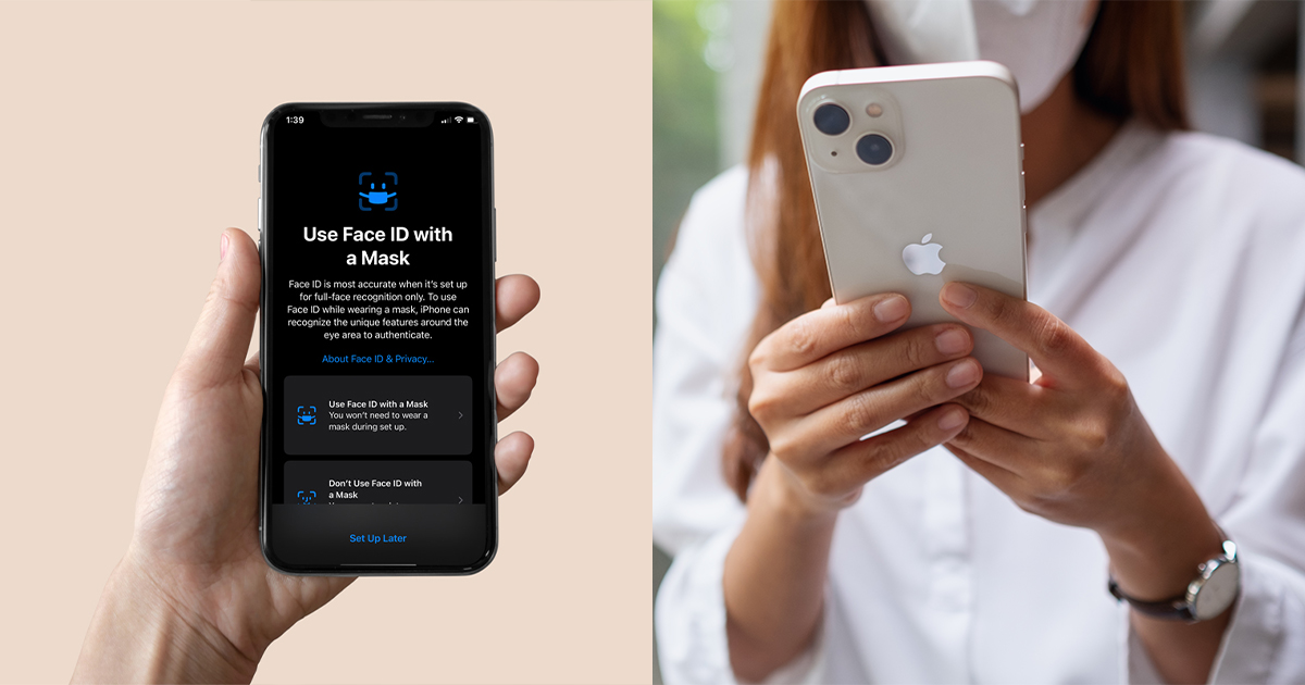 Good news, iPhone users! You can now unlock your phone with Face ID even while wearing a face