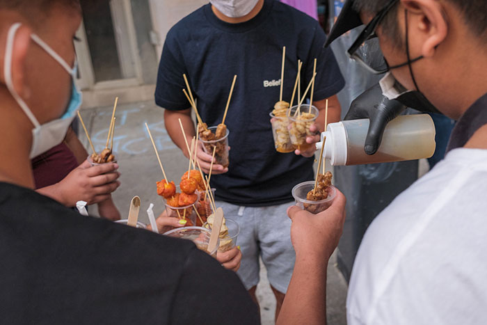 One thing will all love about Pinoy street food is the sweet and tangy sauce!