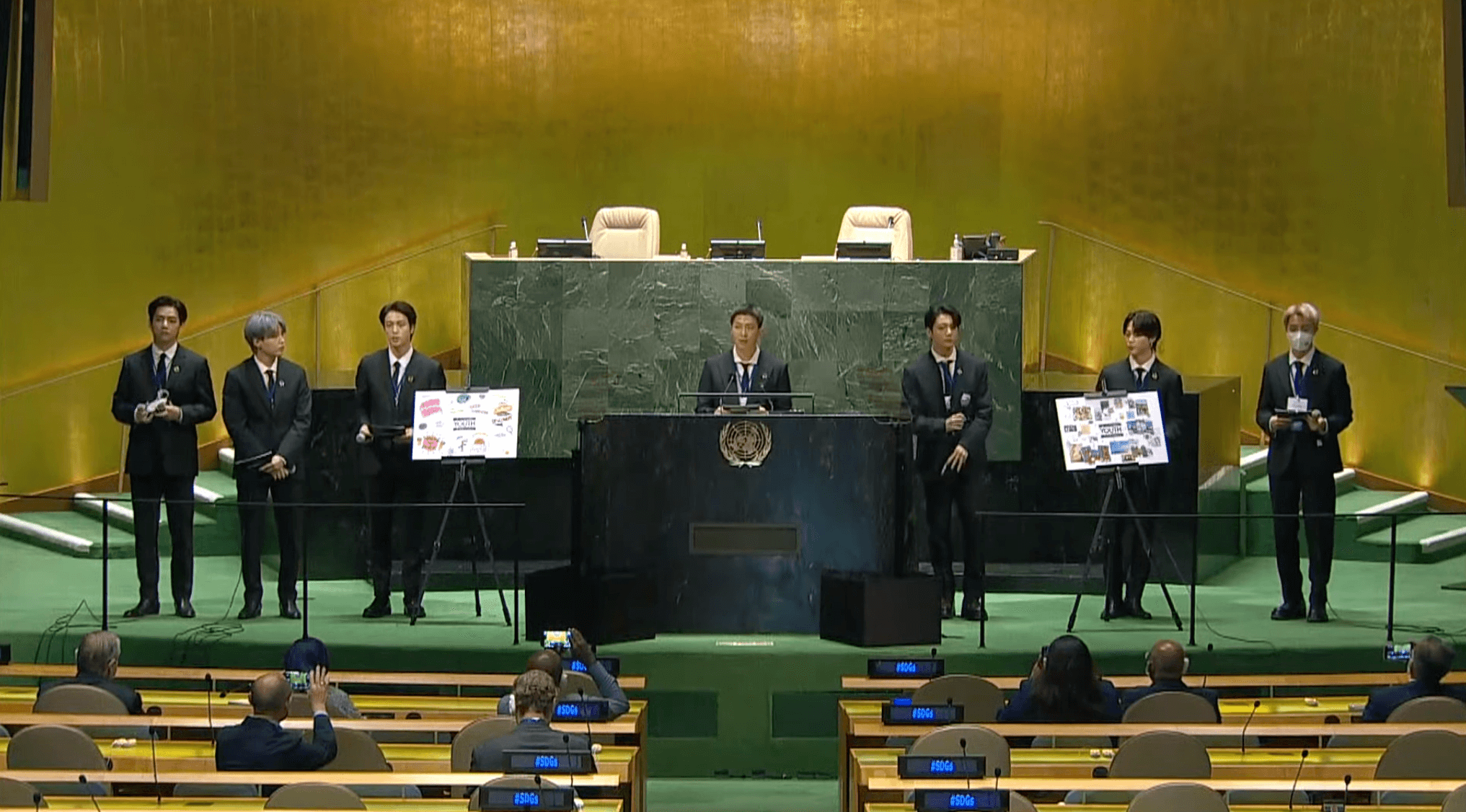 To commemorate BTS' Jimin's raw and moving speech at the 76th United  Nations General Assembly, his fans donated to different UN bodies