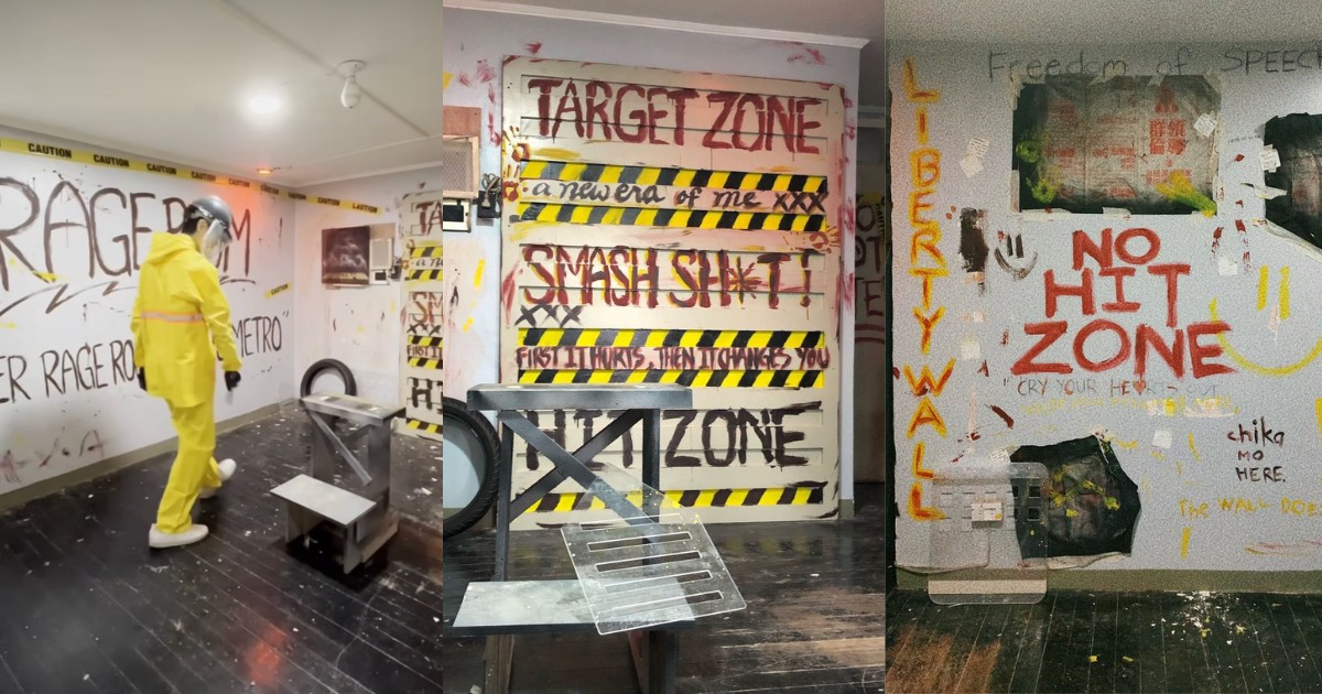 Stressed or angry? This new rage room in QC is the place to smash your ...